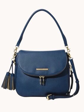 Poppy & Peonies Downtown Navy Crossbody Bag - NEW!